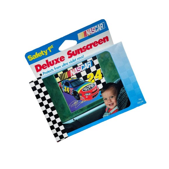 Safety 1st NASCAR 2000’s Jeff Gordon Racing Deluxe Sunscreen Car Child Protector - Picture 1 of 6